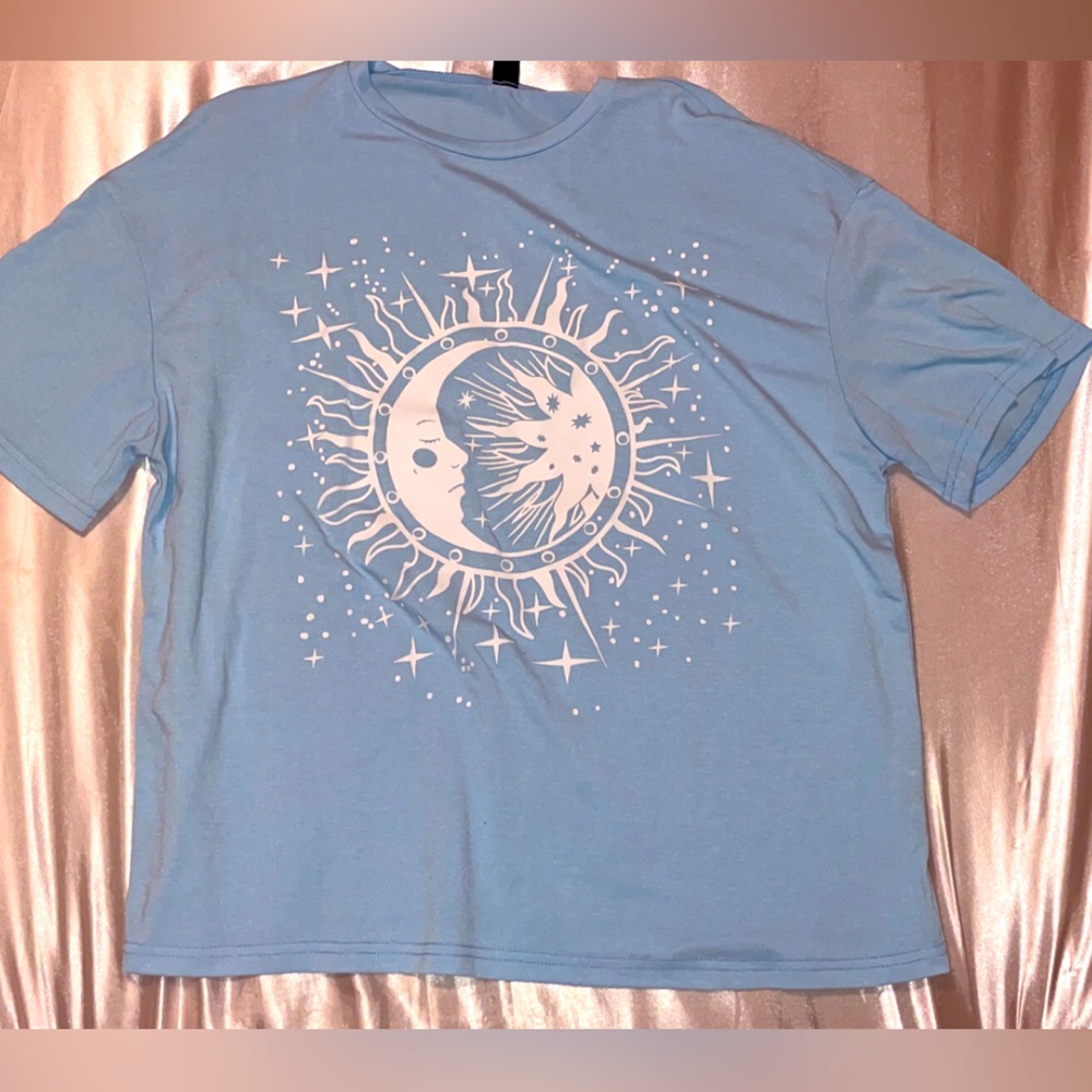 Blue Sun & Moon Shirt